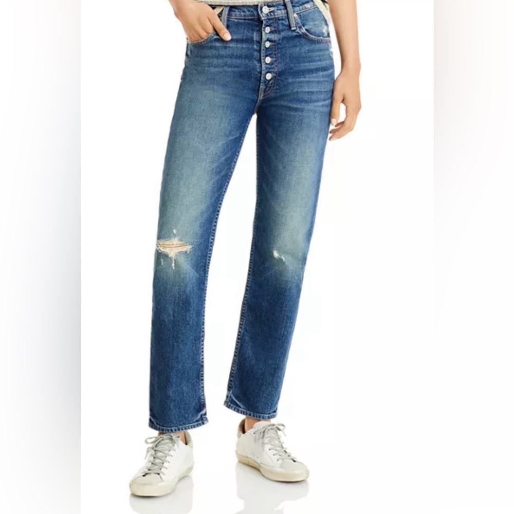 MOTHER Superior The Pixie Tomcat Ankle Jeans in Born To Bite